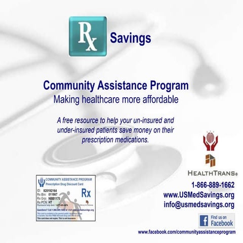 CAP Rx Discount Card Presentation | PPS