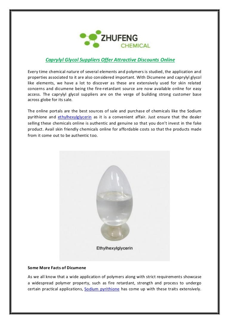Caprylyl glycol suppliers_offer_attractive_discounts_online
