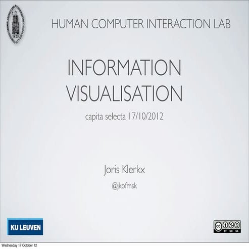 intro to information visualization 