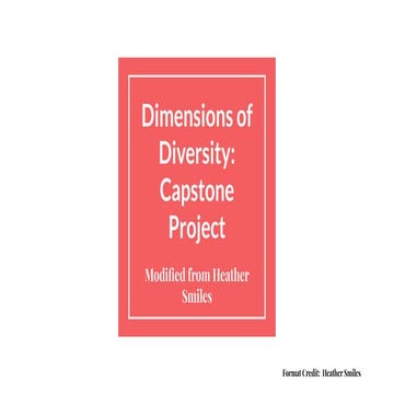 Capstone Example (Smiles)