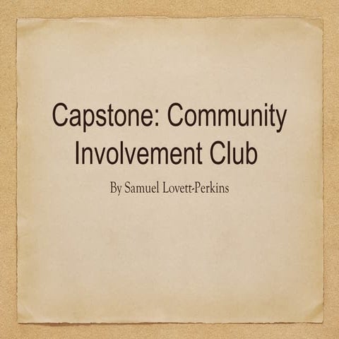 Capstone O-presentation 