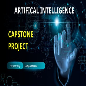 Artificial Intelligence Capstone project presentation