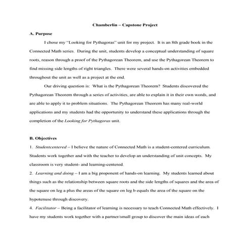 Capstone Project   Chamberlin