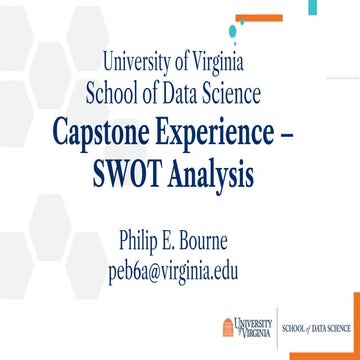 Capstone Experience - SWOT Analysis