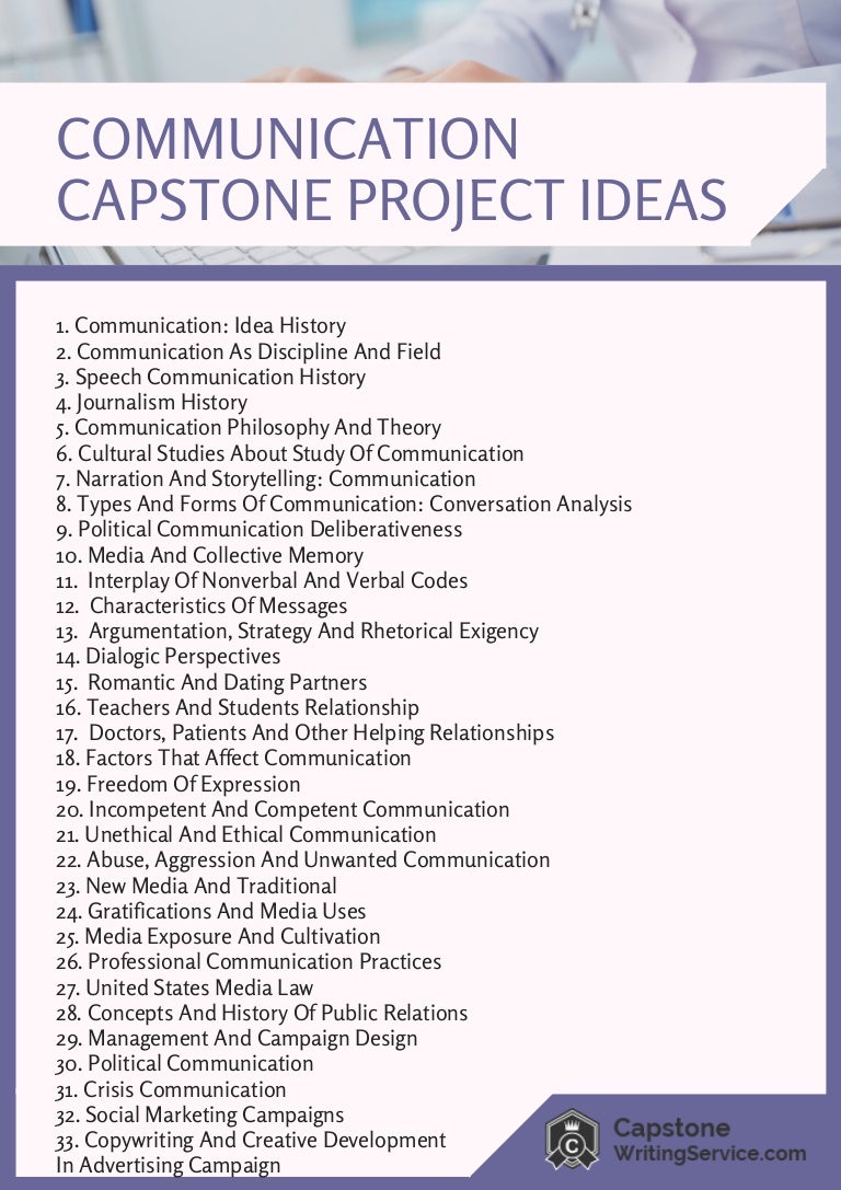 What is a capstone course picture