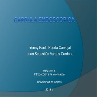 Capsula endoscopica