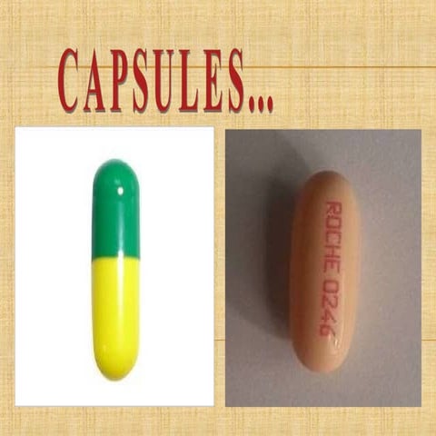 Capsules hard gelatin and soft gelatin.ppt