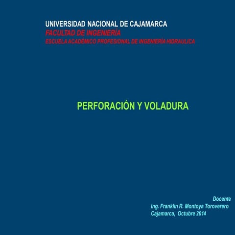 Capt. iv perforaciones y voladura