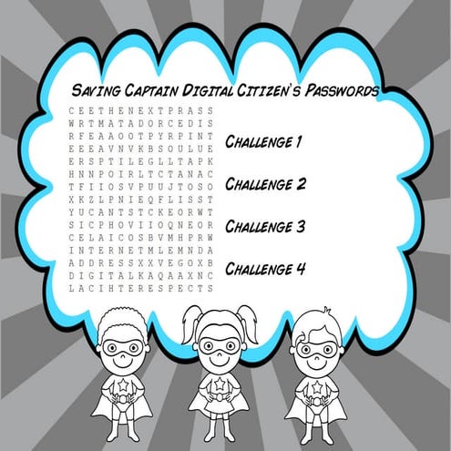 Saving Captain Digital Citizen's Passwords Notes Page
