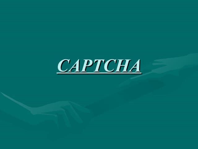 Captchas