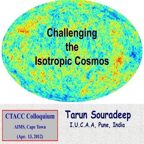 Challenging the Isotropic Cosmos