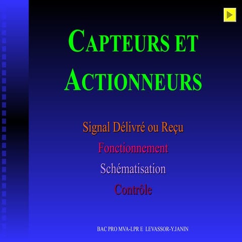 Capteurs et-actionneurs