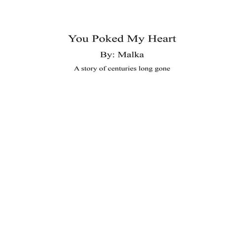 You Poked My Heart | PDF
