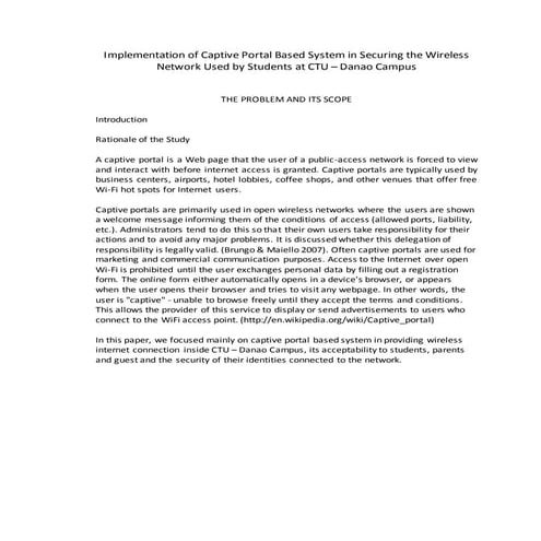 IM 311 Title - Captive portal