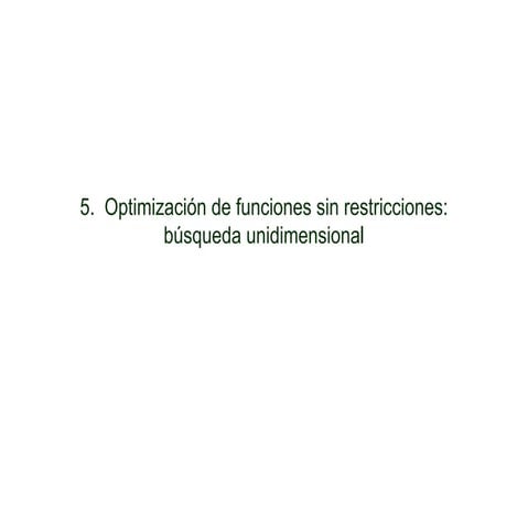 Optimización de Procesos