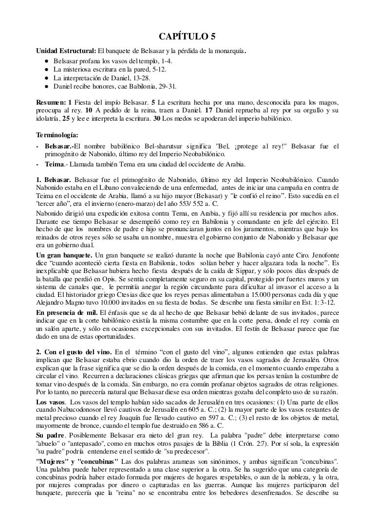 Daniel Capitulo 5