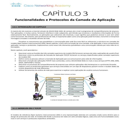 Capítulo 3   funcionalidades e protocolos da camada de aplicação