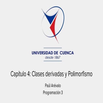Programación 3: clases derivadas y polimorfismo