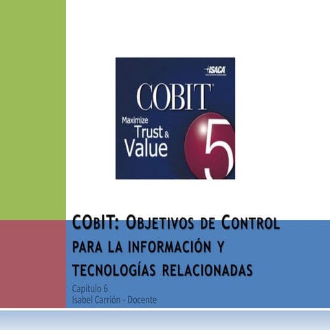 Capítulo 6 cobit 