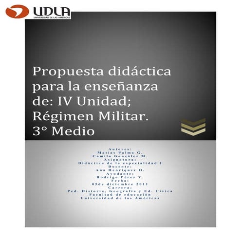 Capítulo i exigencias del mineduc