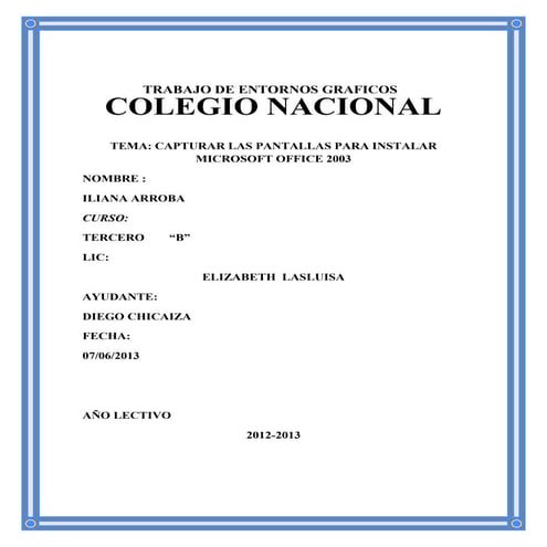 Capturacion de pantallas de entornos graficos