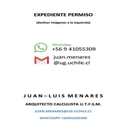 Arquitecto Recepción Definitiva San Fernando - Talca - Curicó - Rancagua