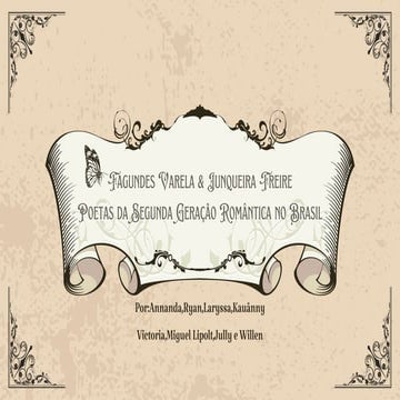 Romântico de literatura brasileira apresen