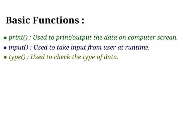 Basic Syntax Of Python By LearntHub | PPT