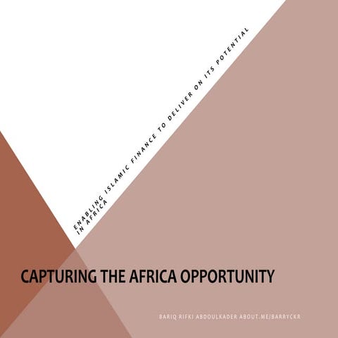 Capturing the Africa Opportunity