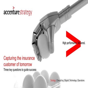 Capturing the insurance customer of tomorrow