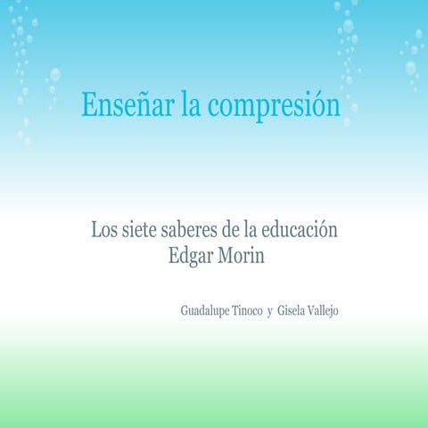 Cap Vi Ensenar La Compresion | PPT