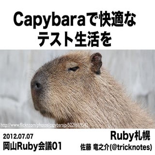 capybara で快適なテスト生活を