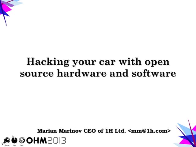 Car automation OHM2013
