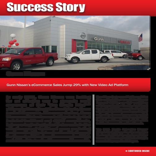 Car mercial-gunn nissan case study