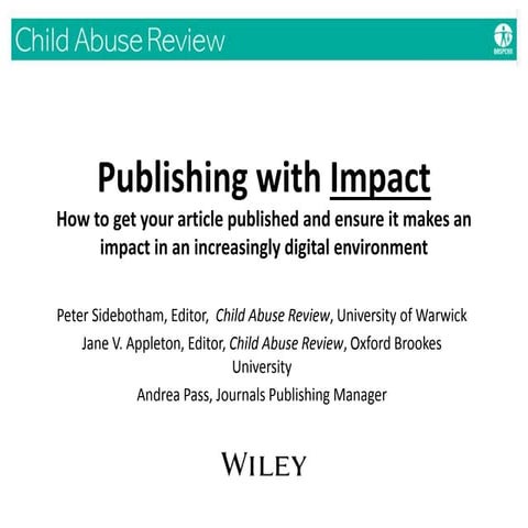 Publishing with Impact