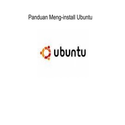 Cara menginstall-ubuntu