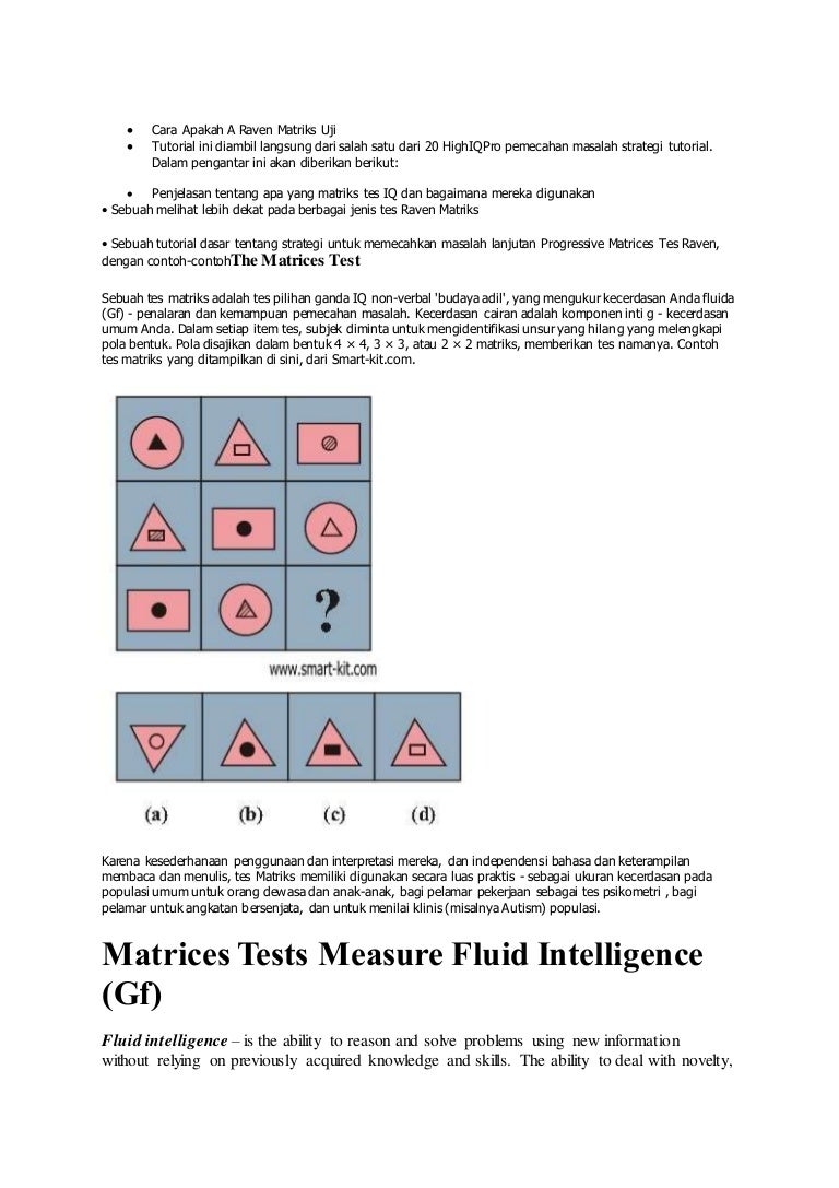 Cara Test Iq Belajar