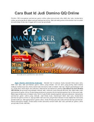 cara buat akun pasang togel