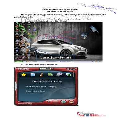 Cara burn data ke cd or dvd menggunakan nero 6