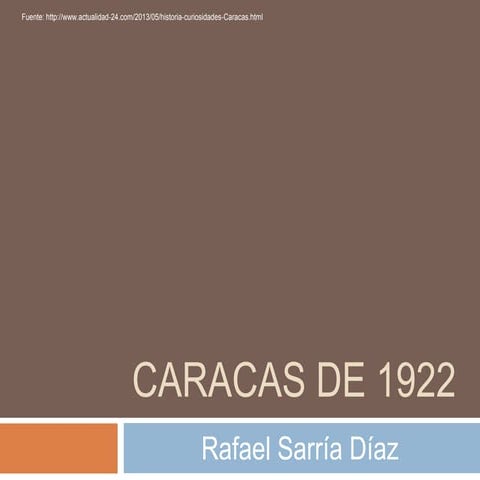 Caracas de 1922