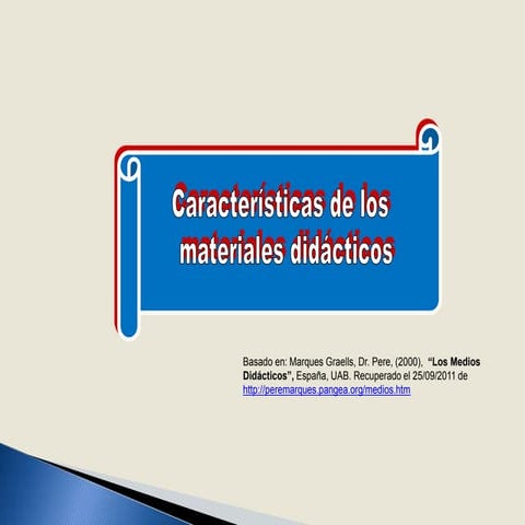 Características materiales