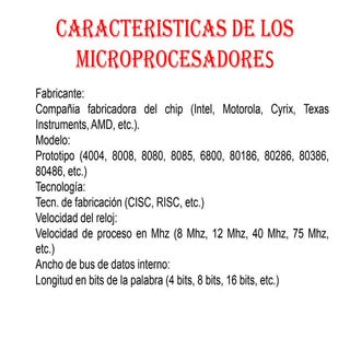 Caracteristicas