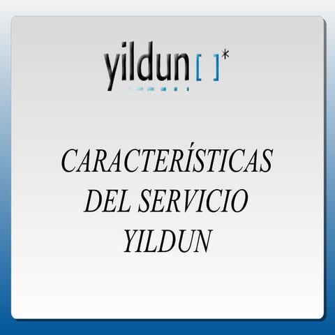 Características Yildun Cloud Backup