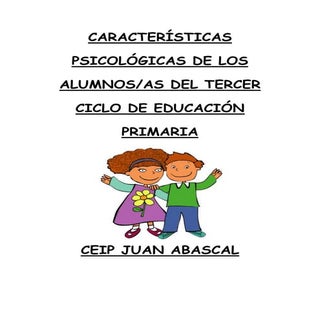 Caracteristicas alumnado 3_ciclo