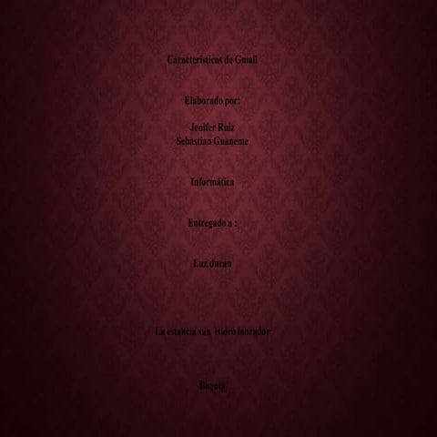 Caracteristicas de gmail