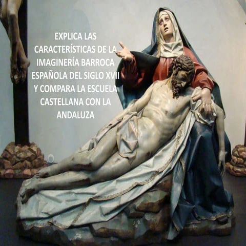 Características de la escultura barroca en España y Escuelas
