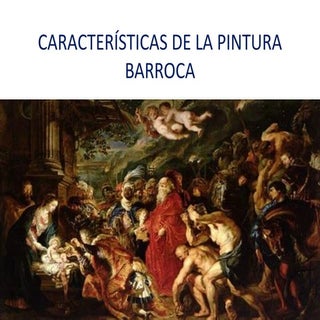 Características de la pintura barroca