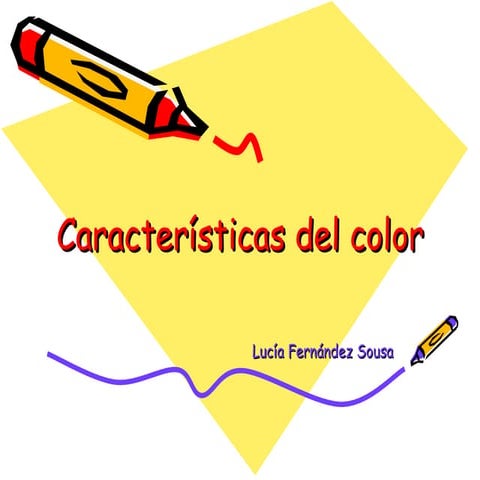 características del color