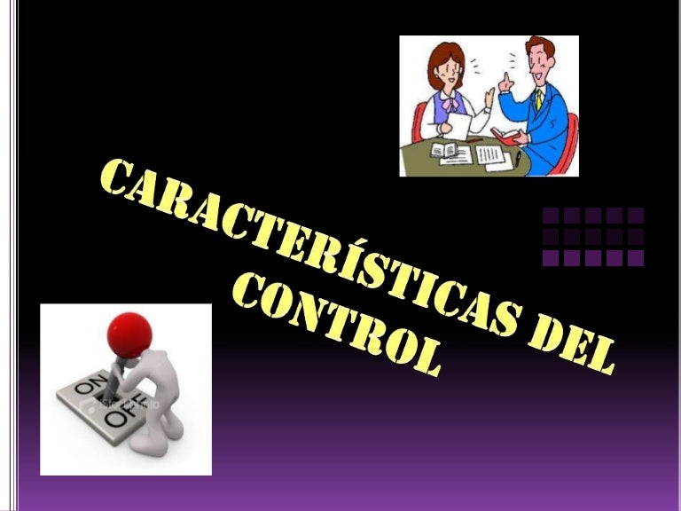 Características del control