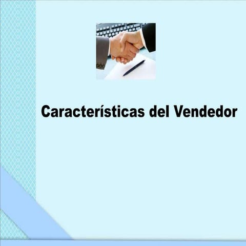 Características del vendedor